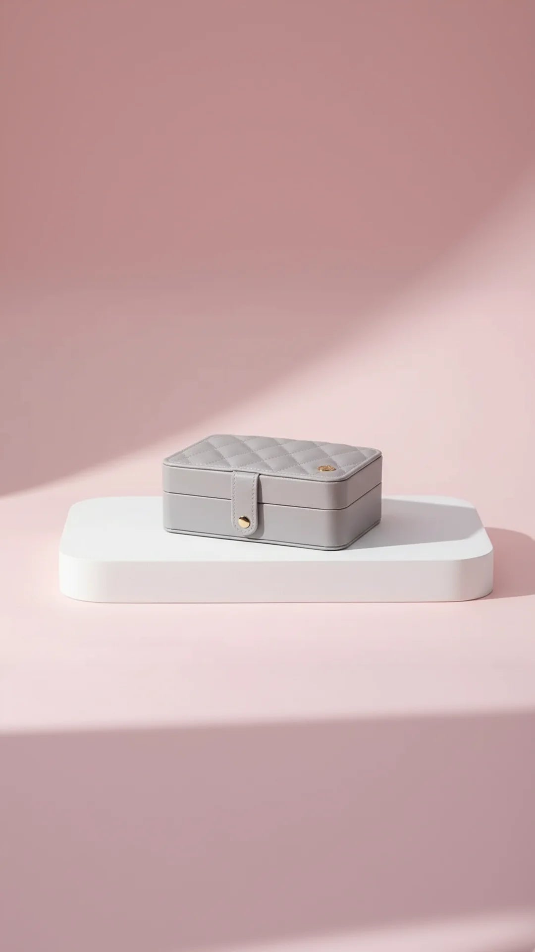 Quilted Travel Jewellery Box Organizer