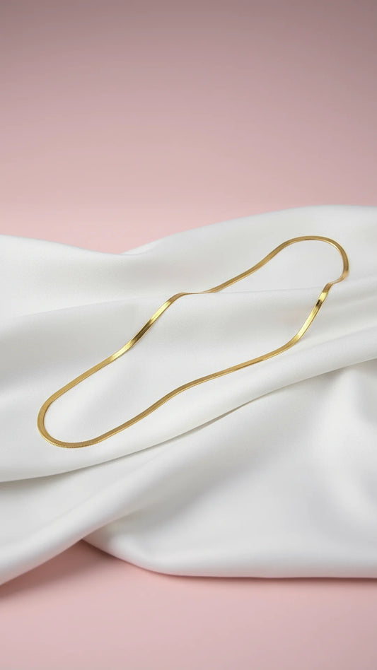 Luxe Snake Chain Link Necklace