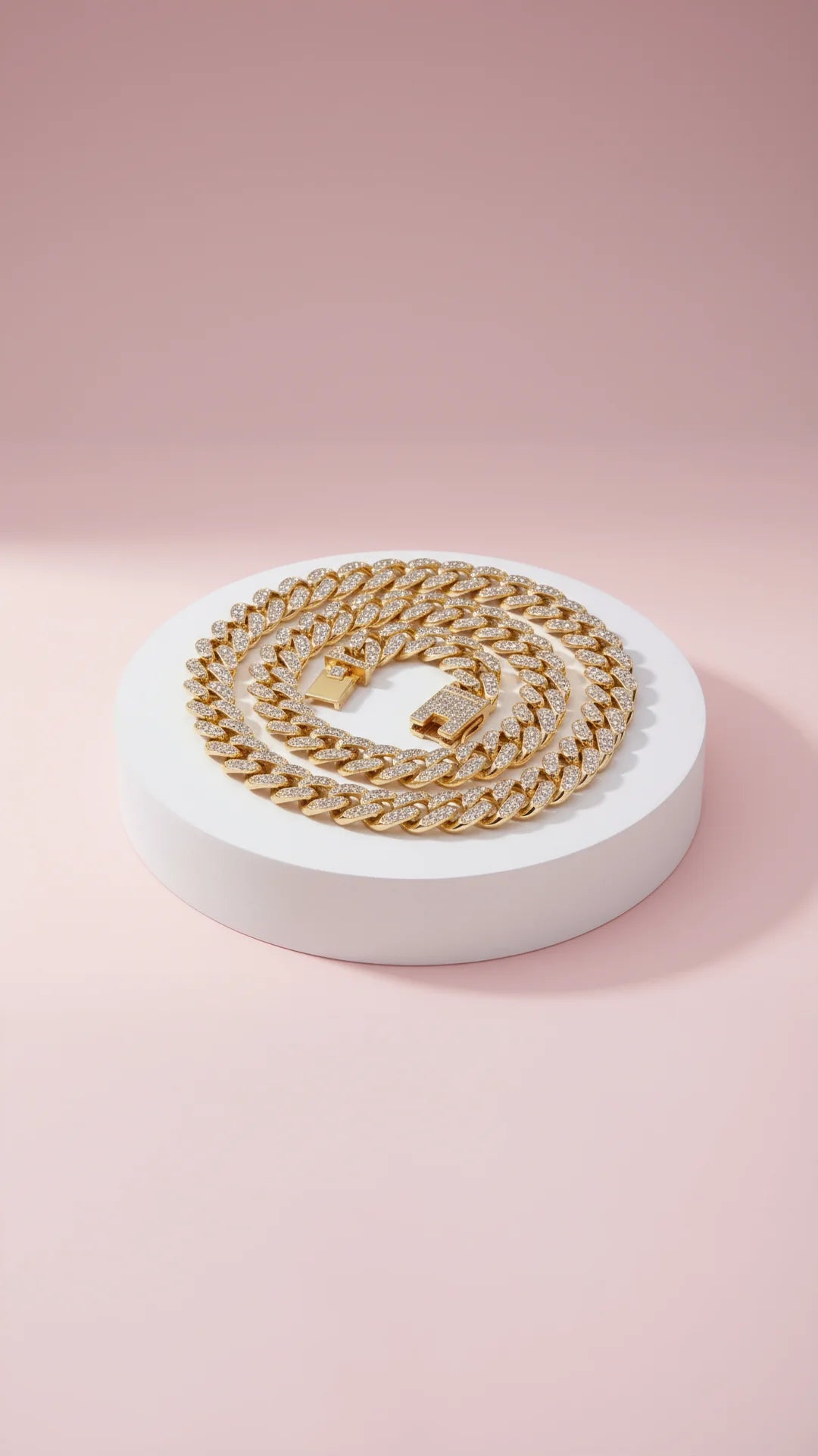 Waterproof Cuban Chain Necklace Stainless Steel