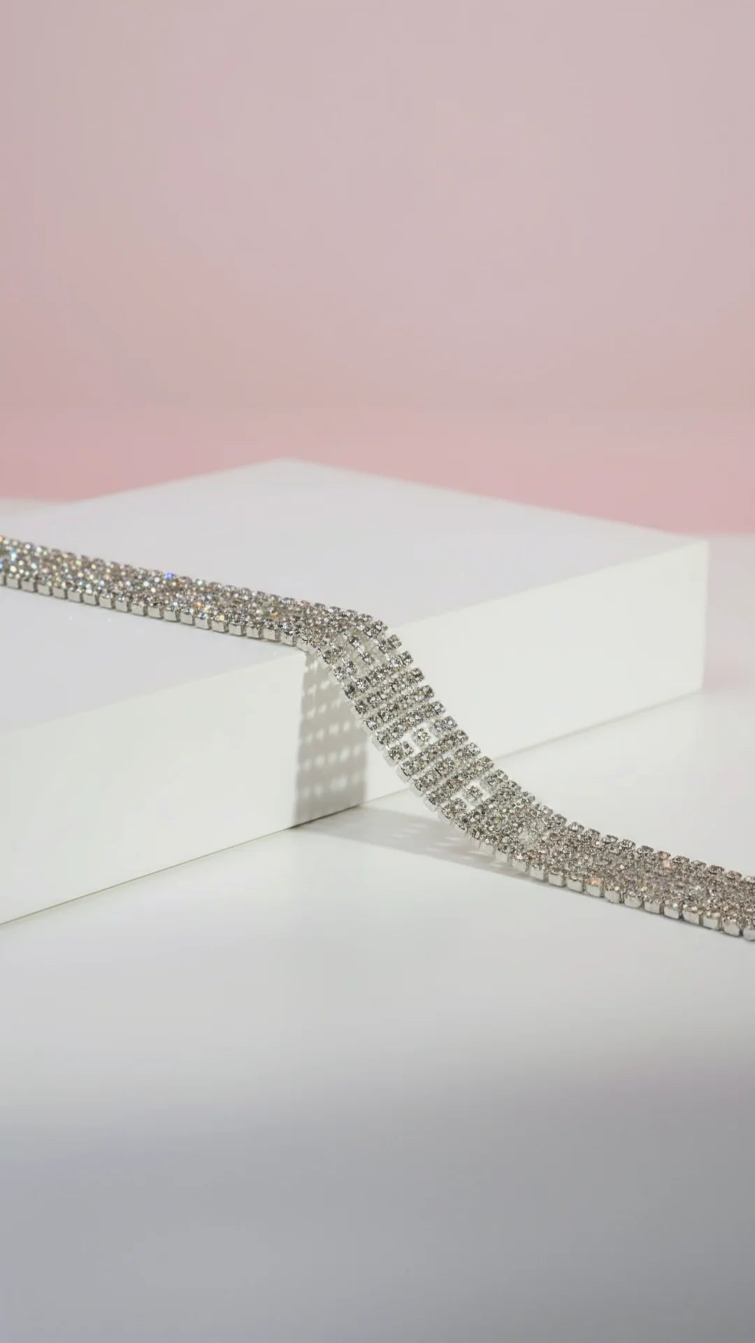 Square Cut Out Crystal Bracelet