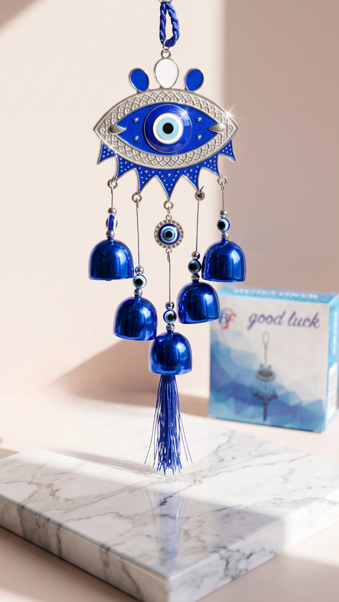 Evil Eye Tassel Wind Chime