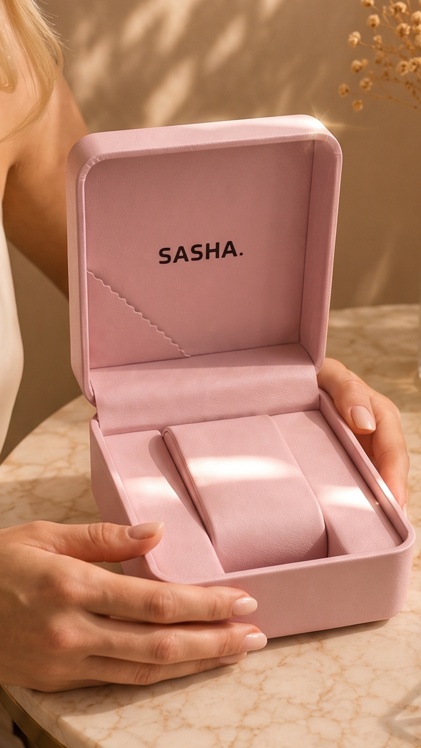 Luxury Bracelet & Watch SASHA Gift Box Packaging