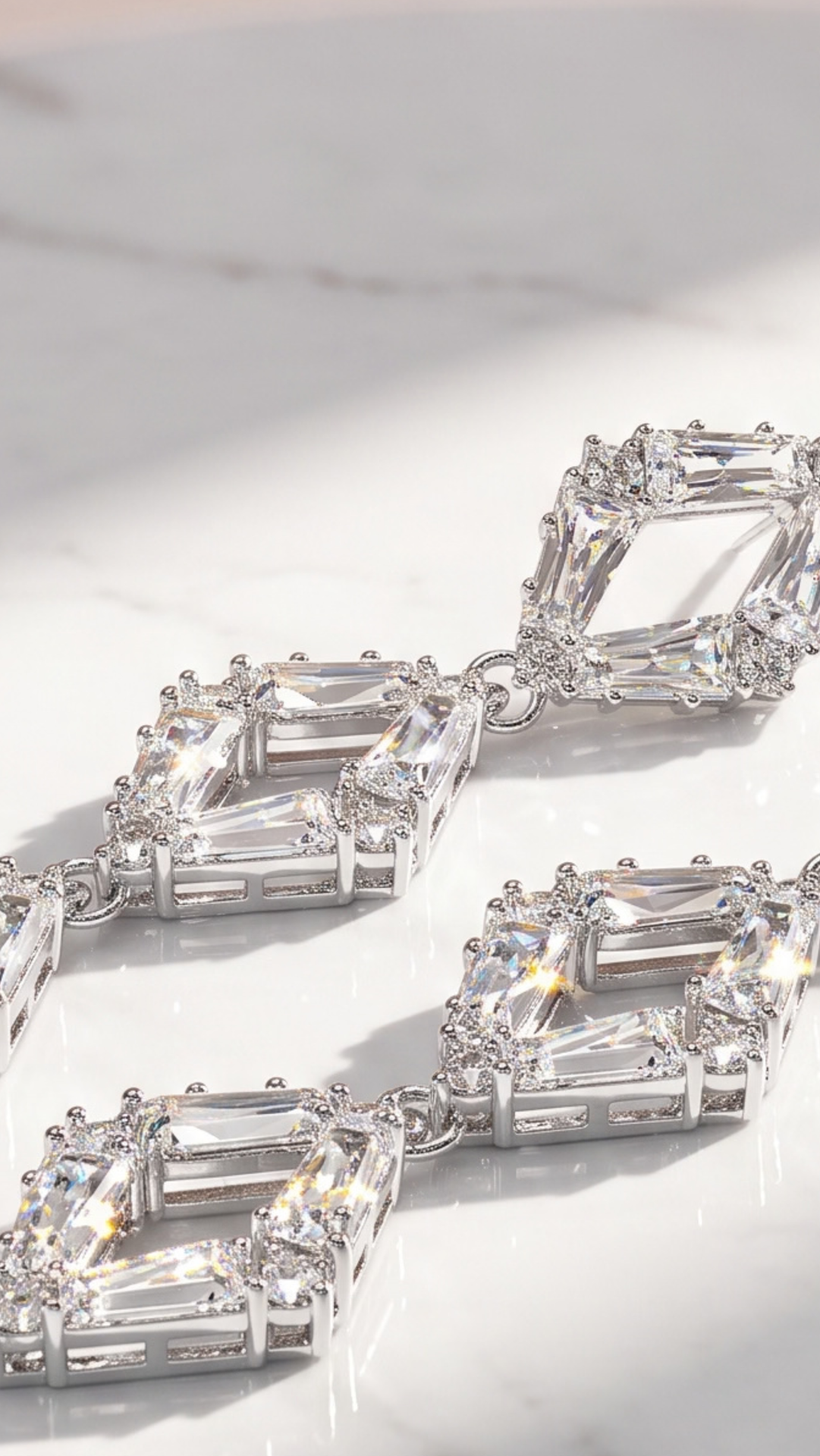 Diamond Cut Crystal Drop & Dangle Statement Earrings