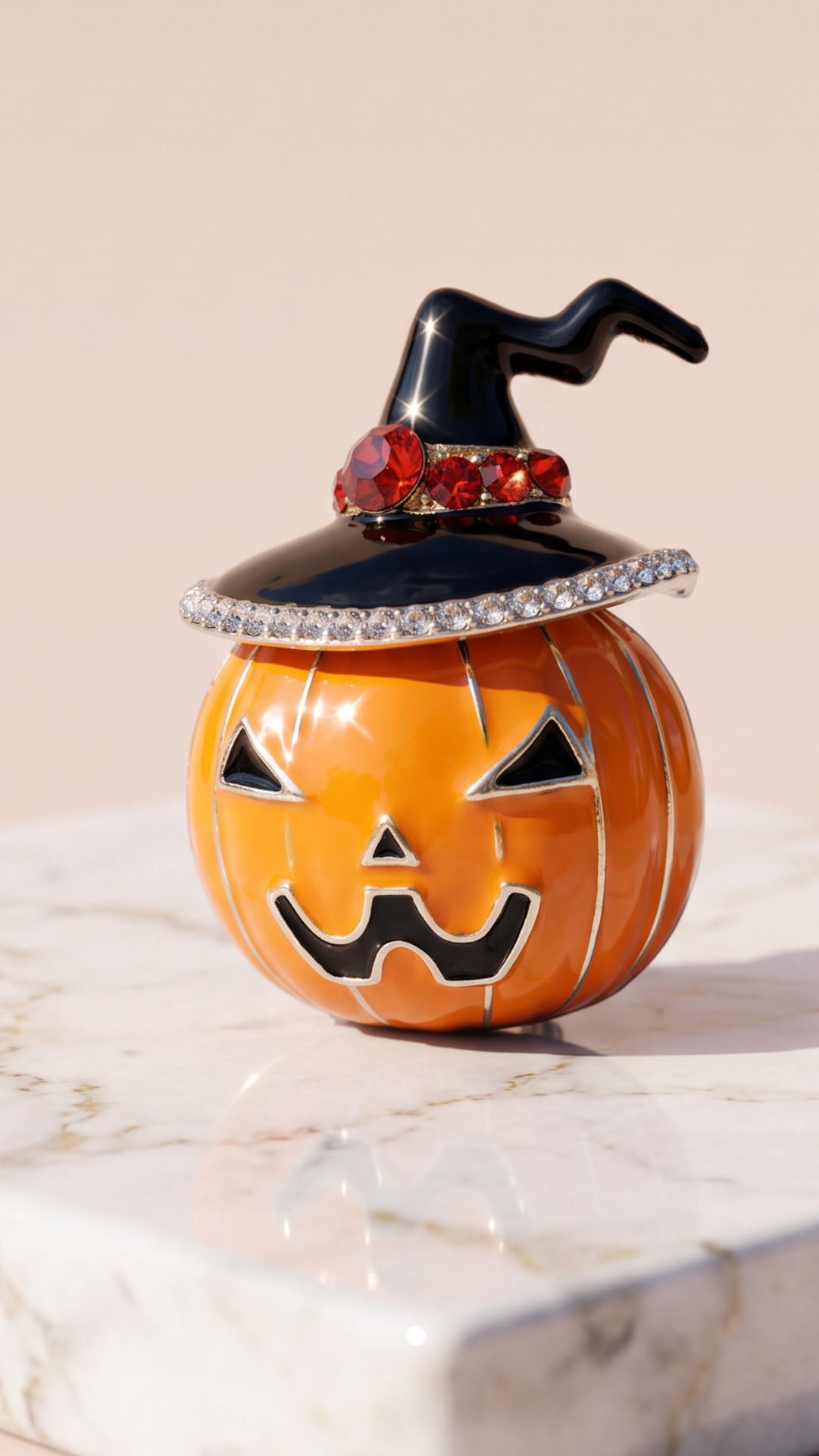 Halloween Pumpkin Statement Brooch Pin