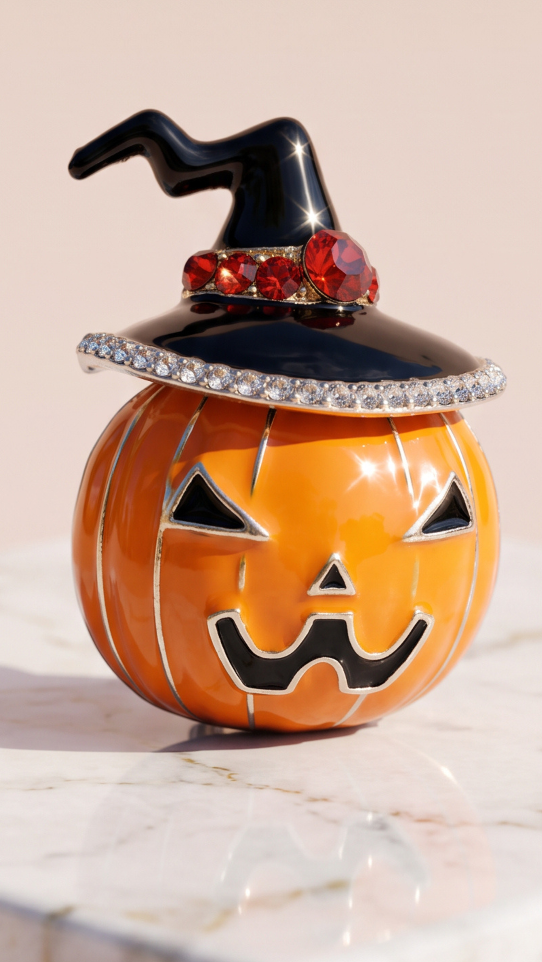 Halloween Pumpkin Statement Brooch Pin