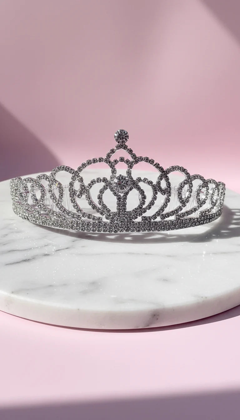 Rhinestone Crystal Wedding Bridal Tiara Crown