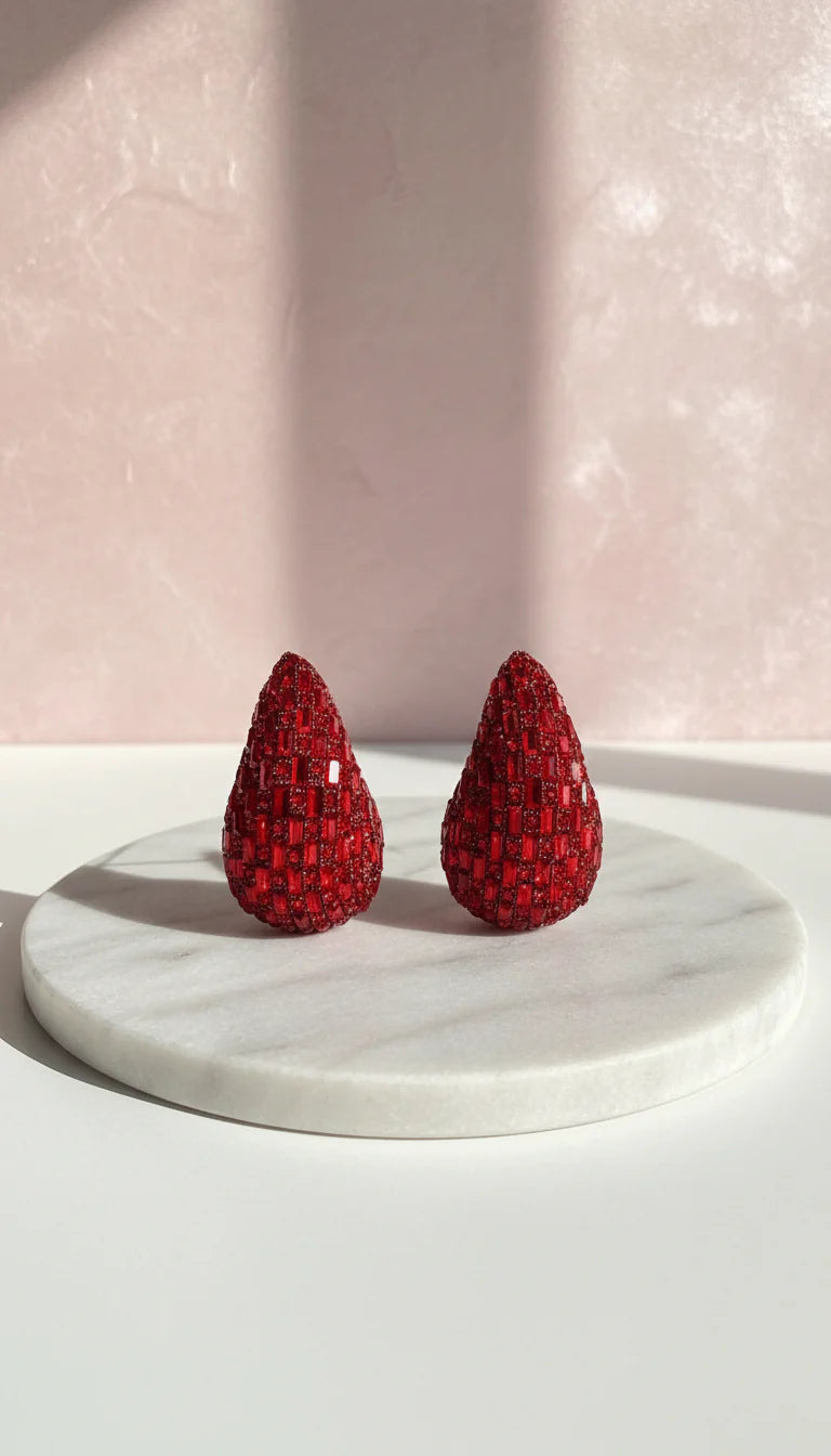 Elixir Collection Teardrop Crystal Earrings