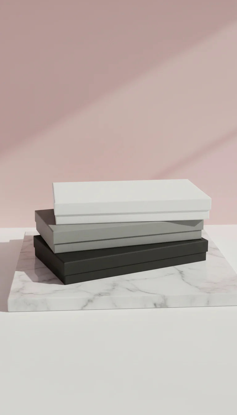 Pack Of 12 Oblong Jewellery Gift Box Packaging