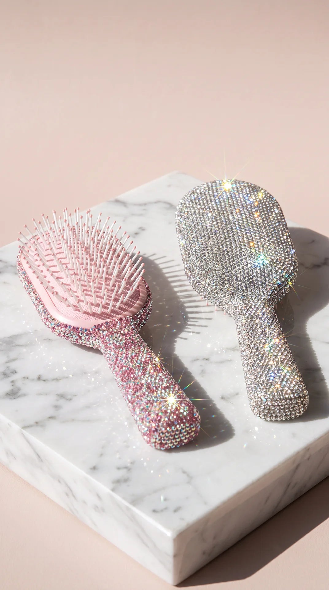 Crystal Paddle Hair brush