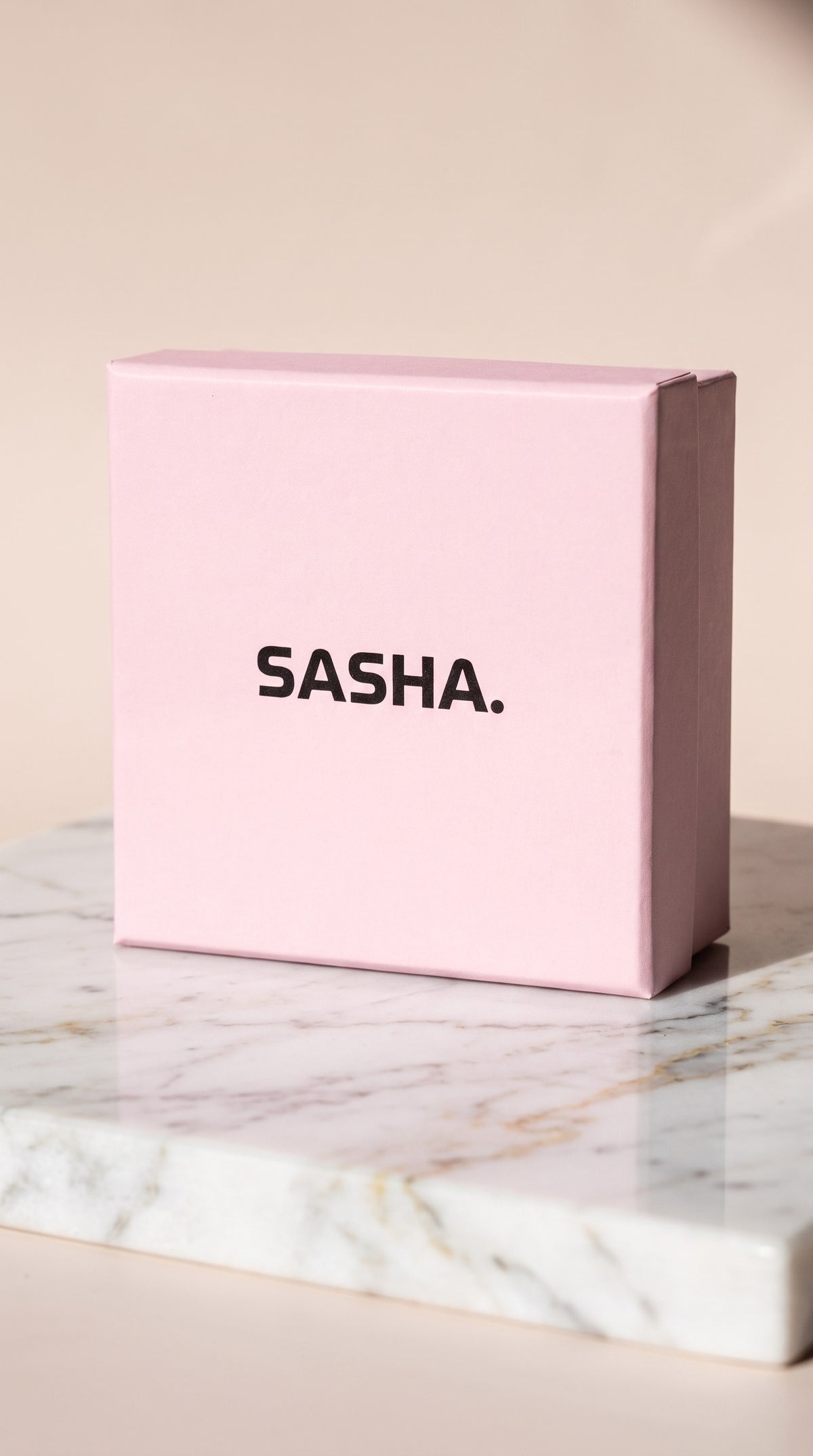 SASHA Square Necklace Set Gift Box Packaging