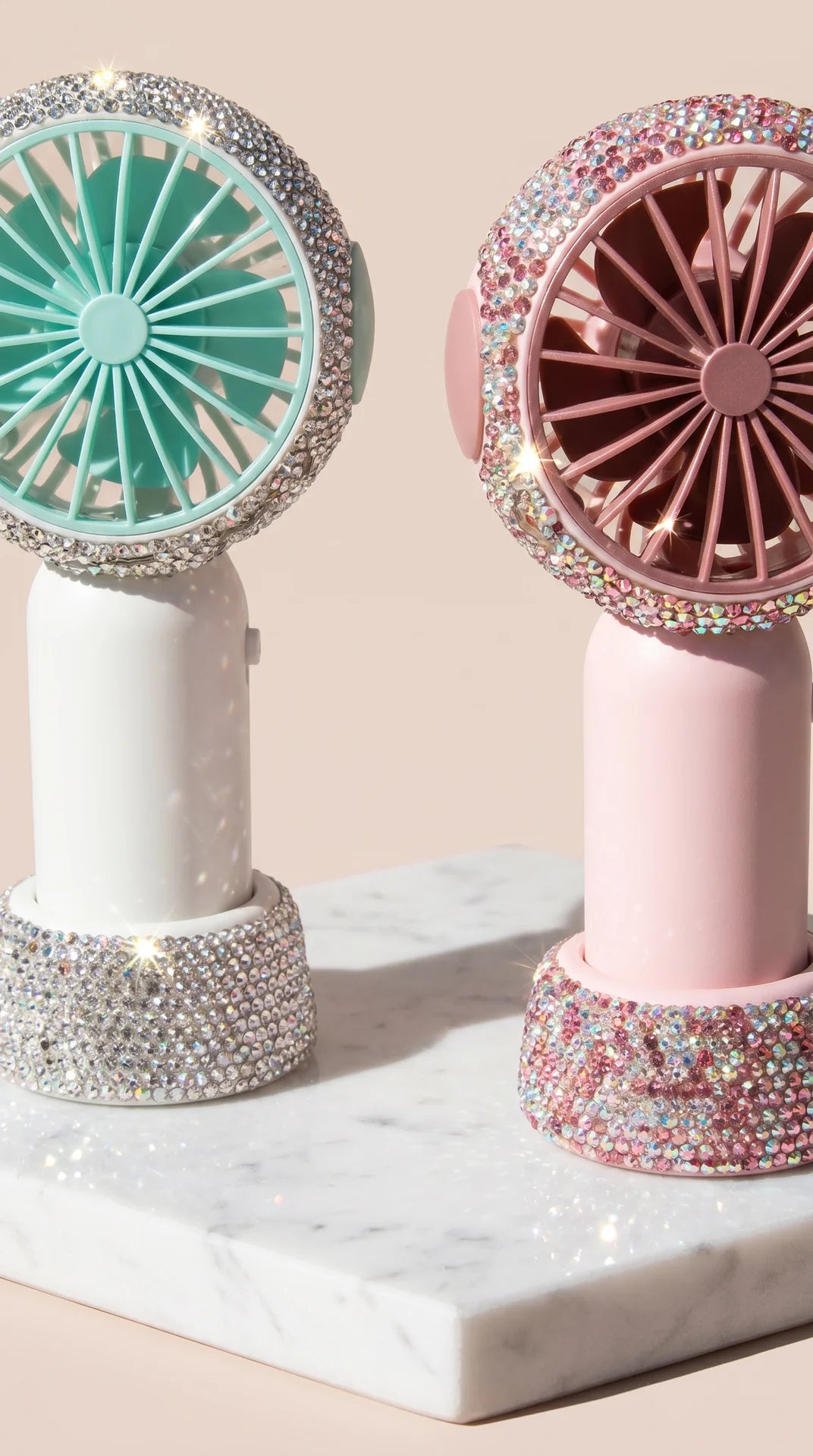 Portable USB Crystal Desk & Travel Fan