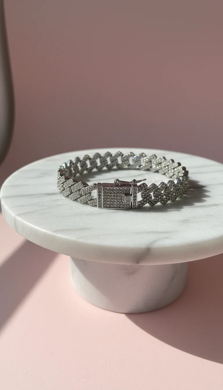 Stainless Steel Gold Plated Link Chain Bracelet