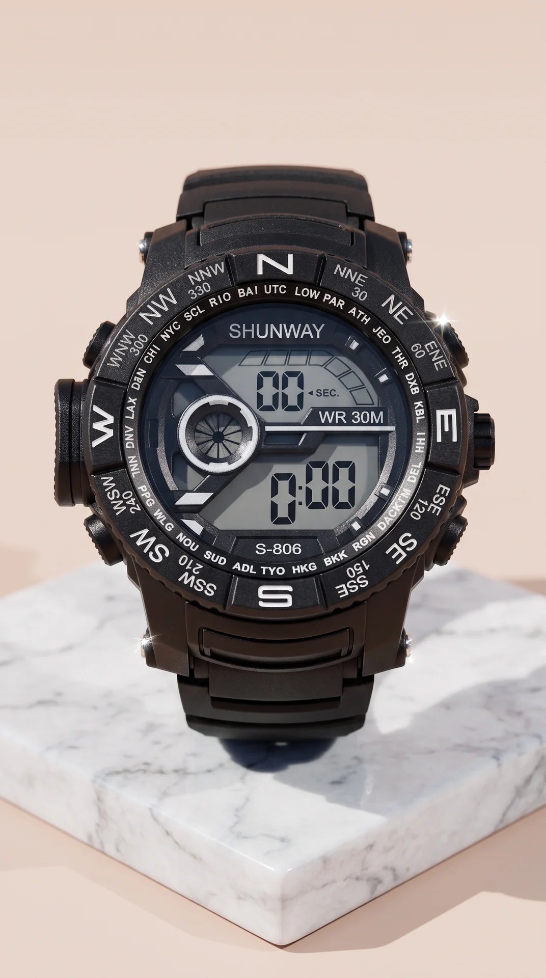 Shunway Digital Sports Watch – Water Resistant Outdoor Watch
