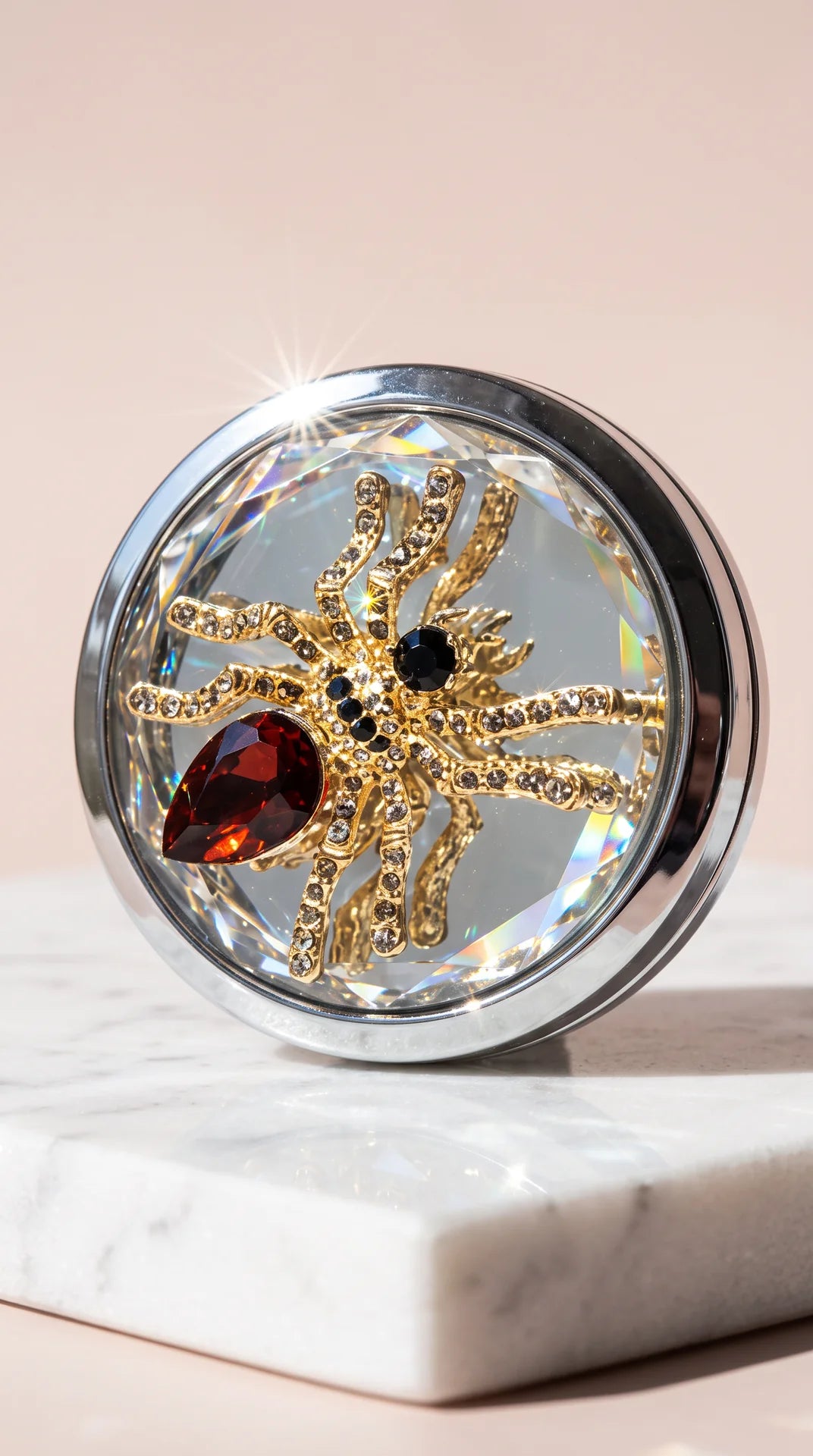Spider Compact Mirror & Gift Box