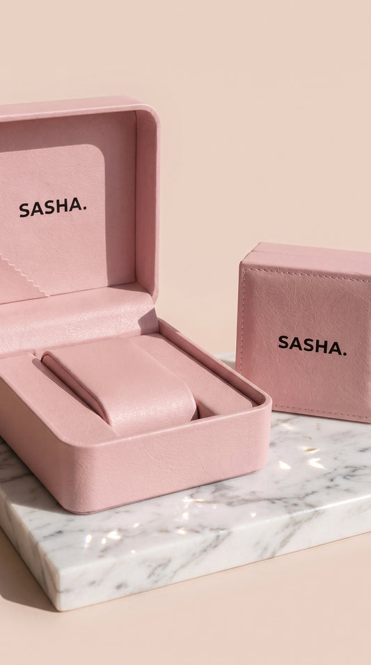 Luxury Bracelet & Watch SASHA Gift Box Packaging