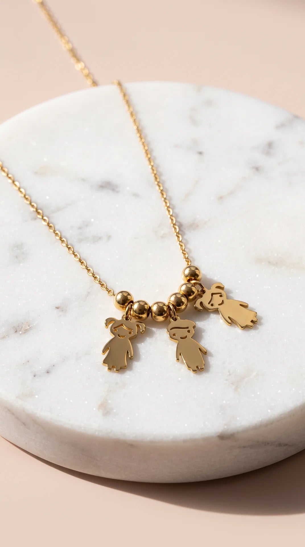 Boy & Girl Kids Charm Pendant Necklace
