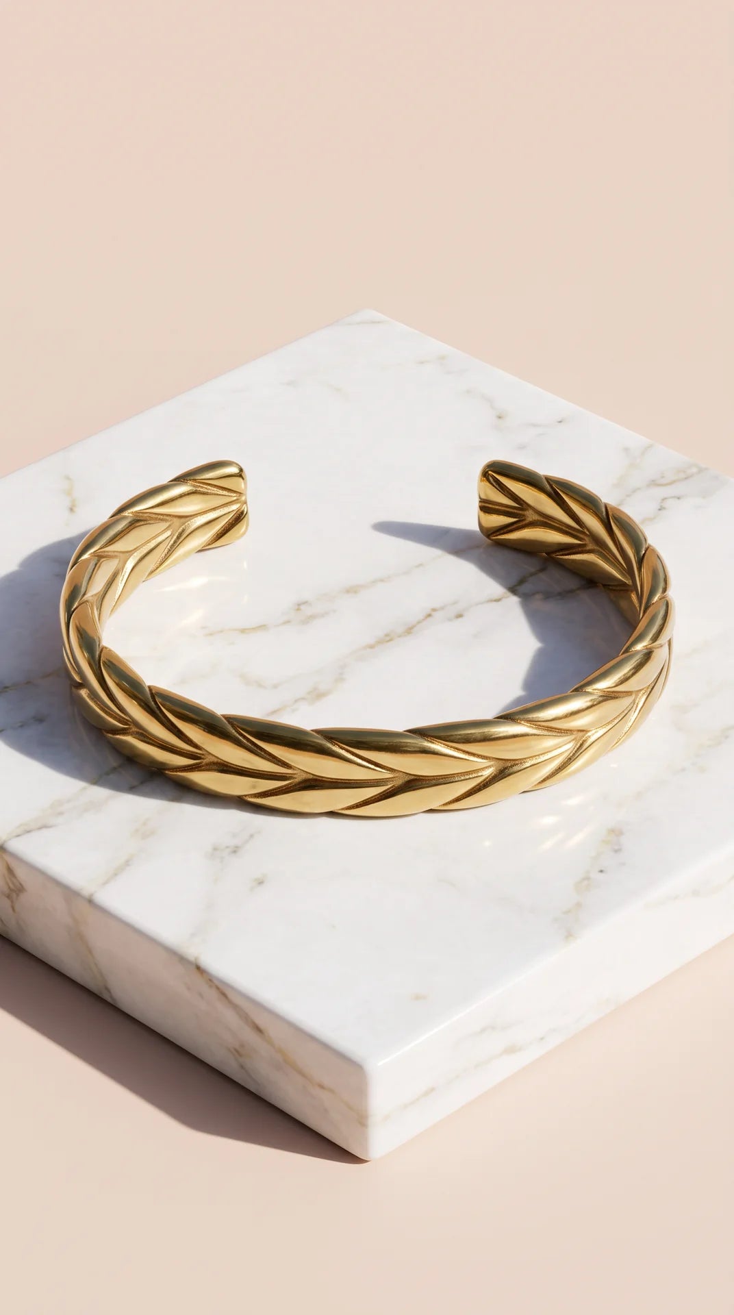 Unisex Braided Luxe Cuff Bracelet – Gold &vSilver