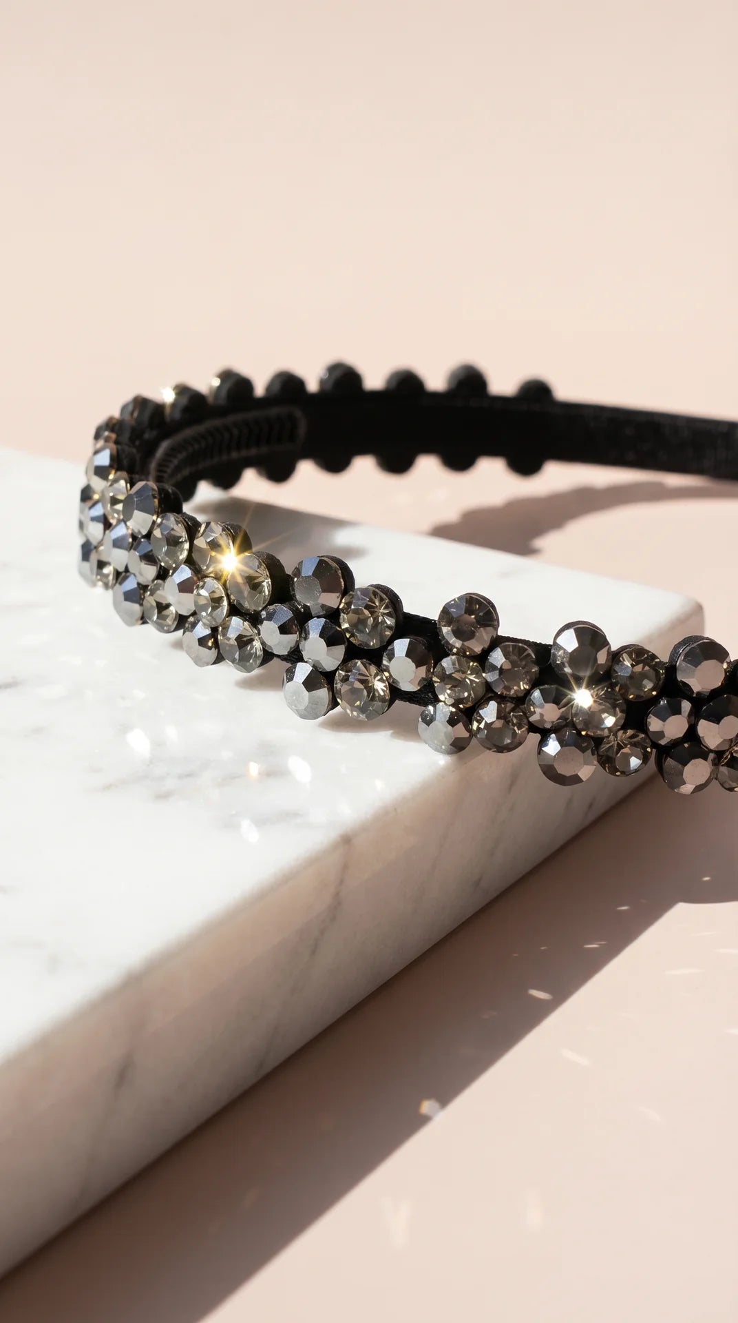 Women’s Crystal Cluster Statement Headband & Hair Band