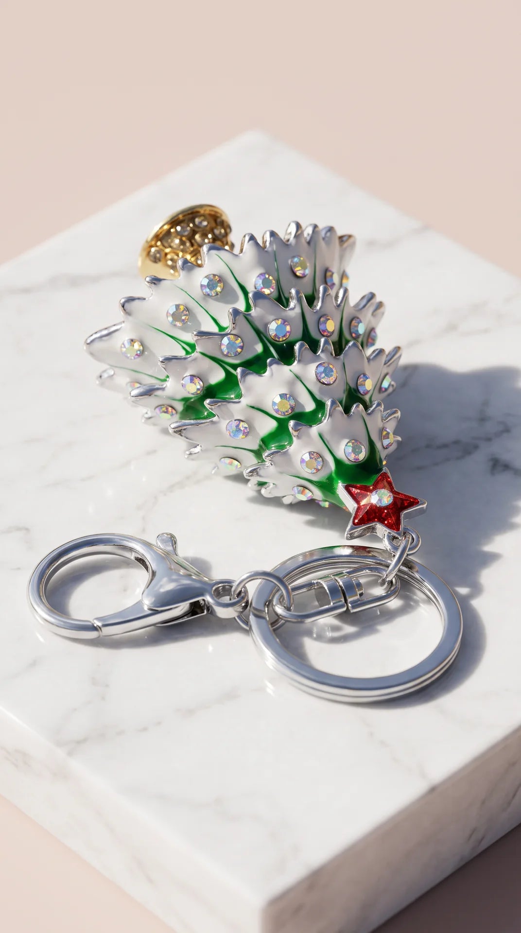 Christmas Tree Festive Key Ring & Bag Charm