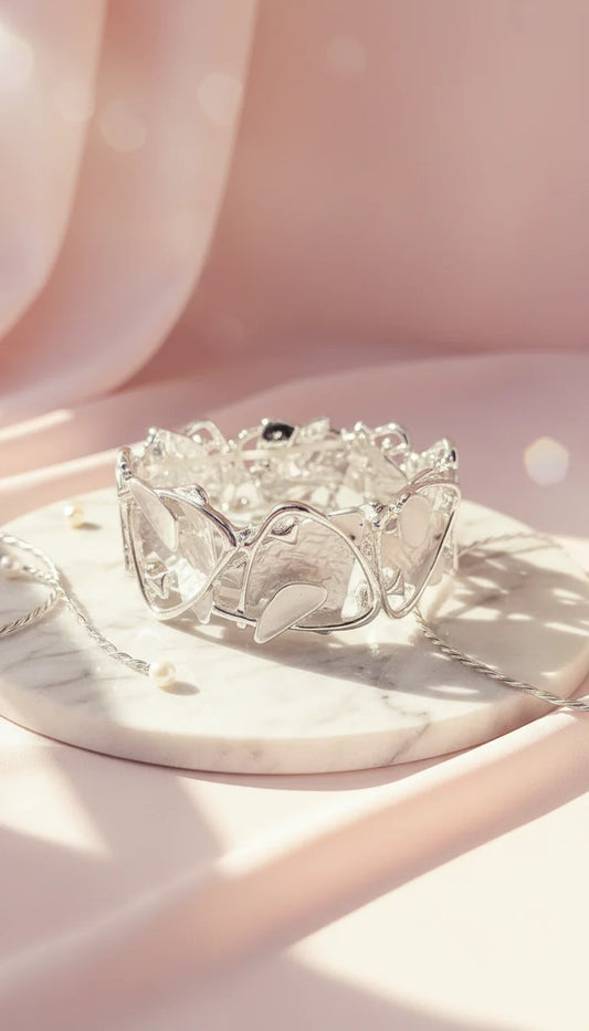 Abstract Geometric Stretchy Bracelet