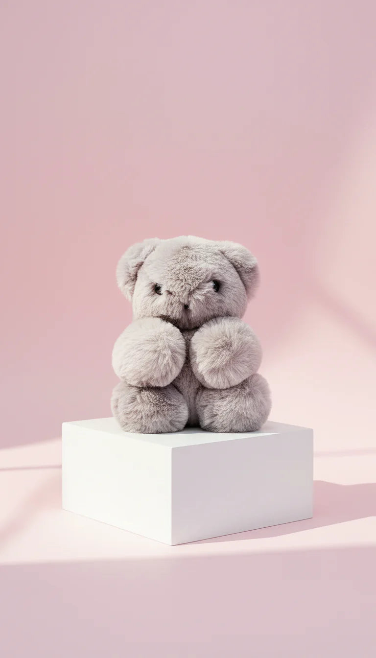 Plush Faux Fur Teddy Bear Backpack Bag