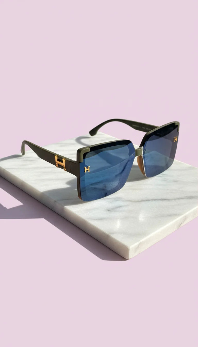 Oversized H Frame Sunglasses Box of 12