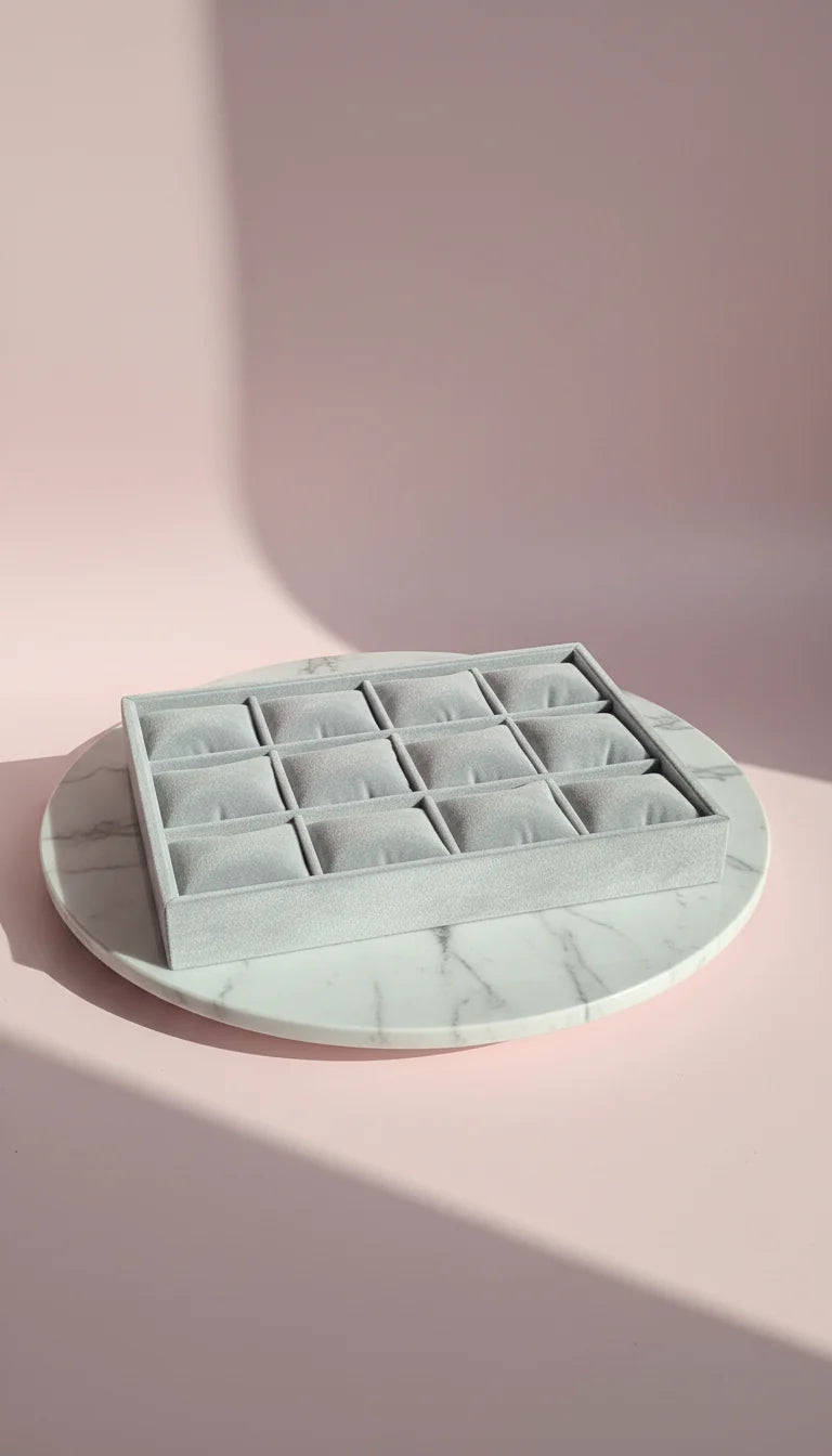 Counter Top Retail Watch & Bangle Velvet Display