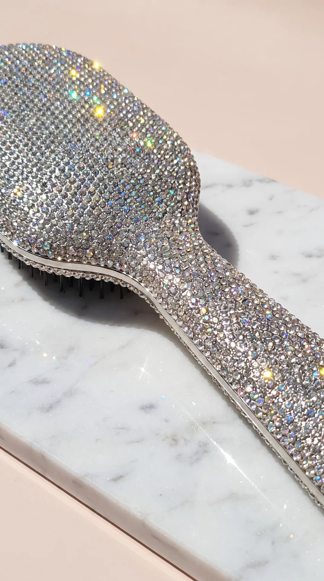 Crystal Paddle Hair brush