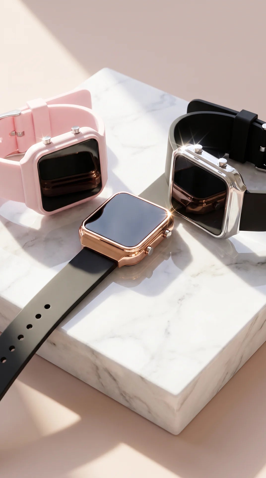 Digital Stainless Steel Unisex Watch