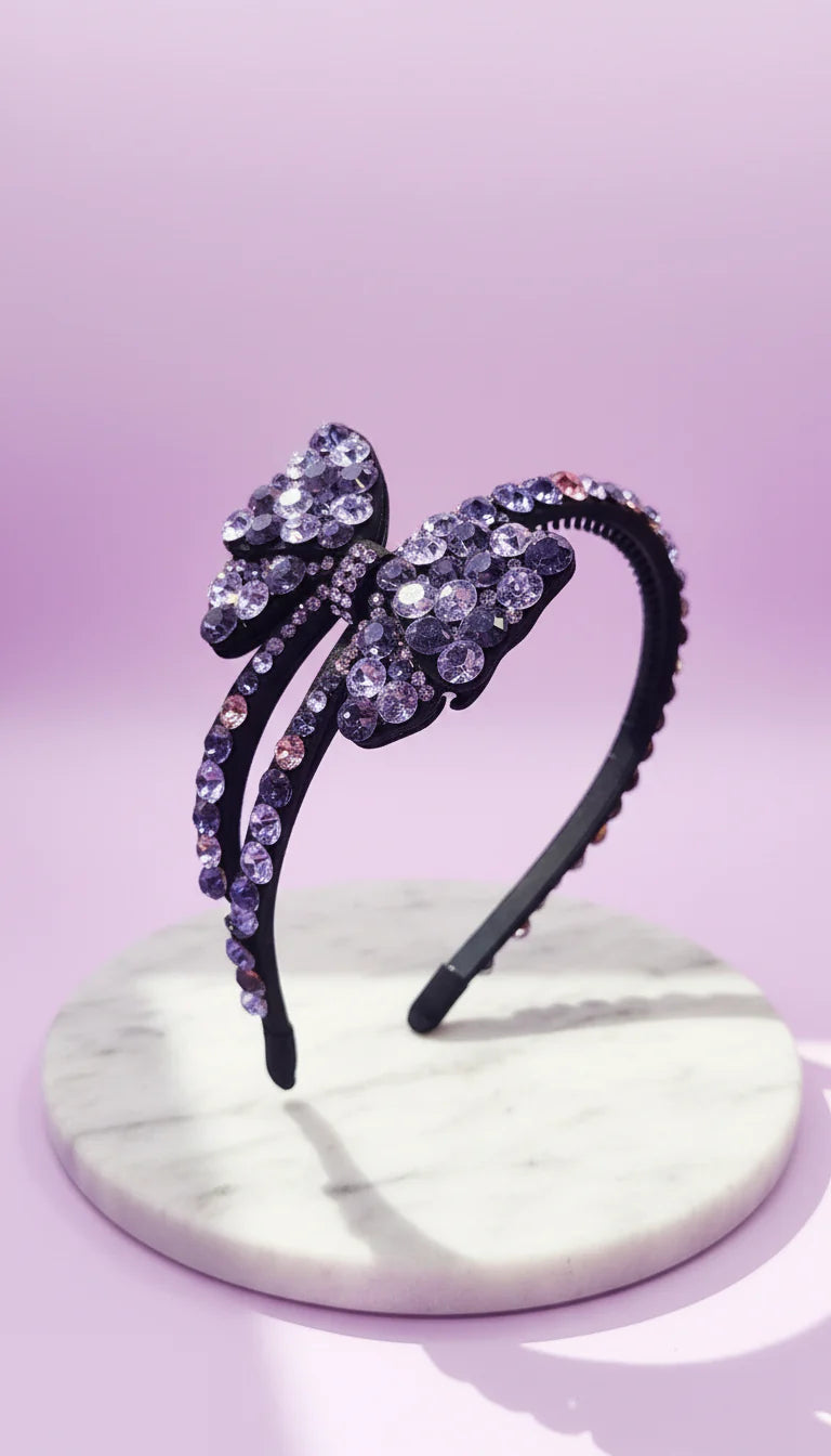 Bow Crystal Hair band