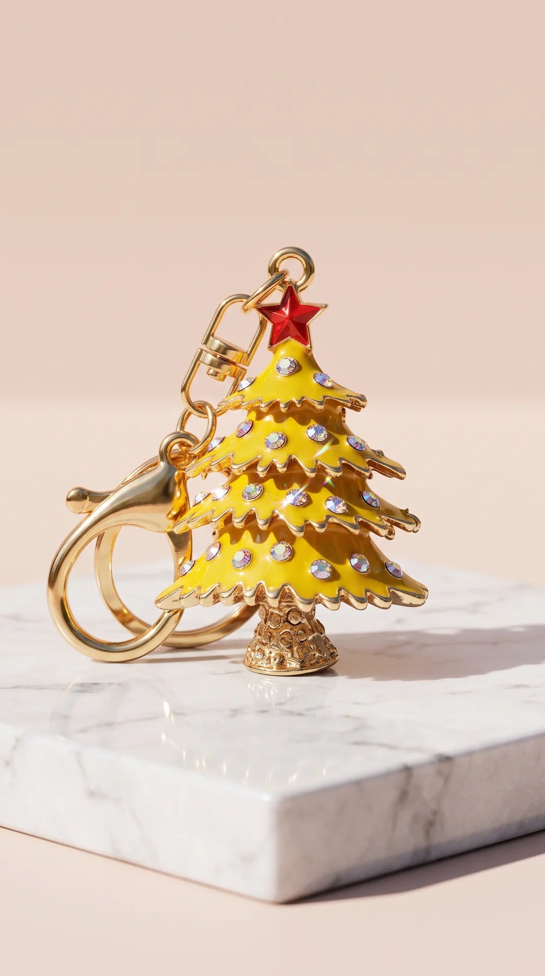 Christmas Tree Festive Key Ring & Bag Charm