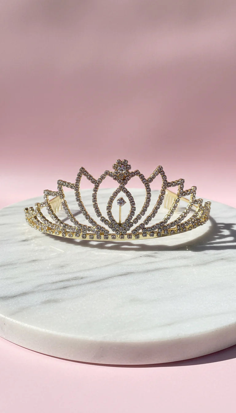 Halo Crystal Wedding Bridal Tiara Crown