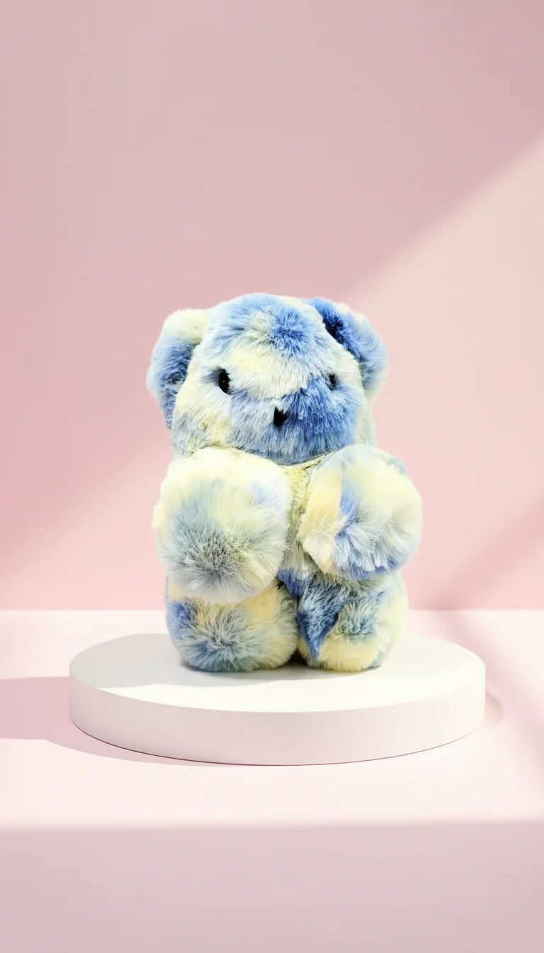 Plush Faux Fur Teddy Bear Backpack Bag