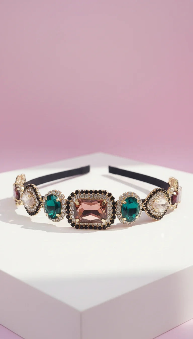 Luxe Crystal Encrusted Hair band