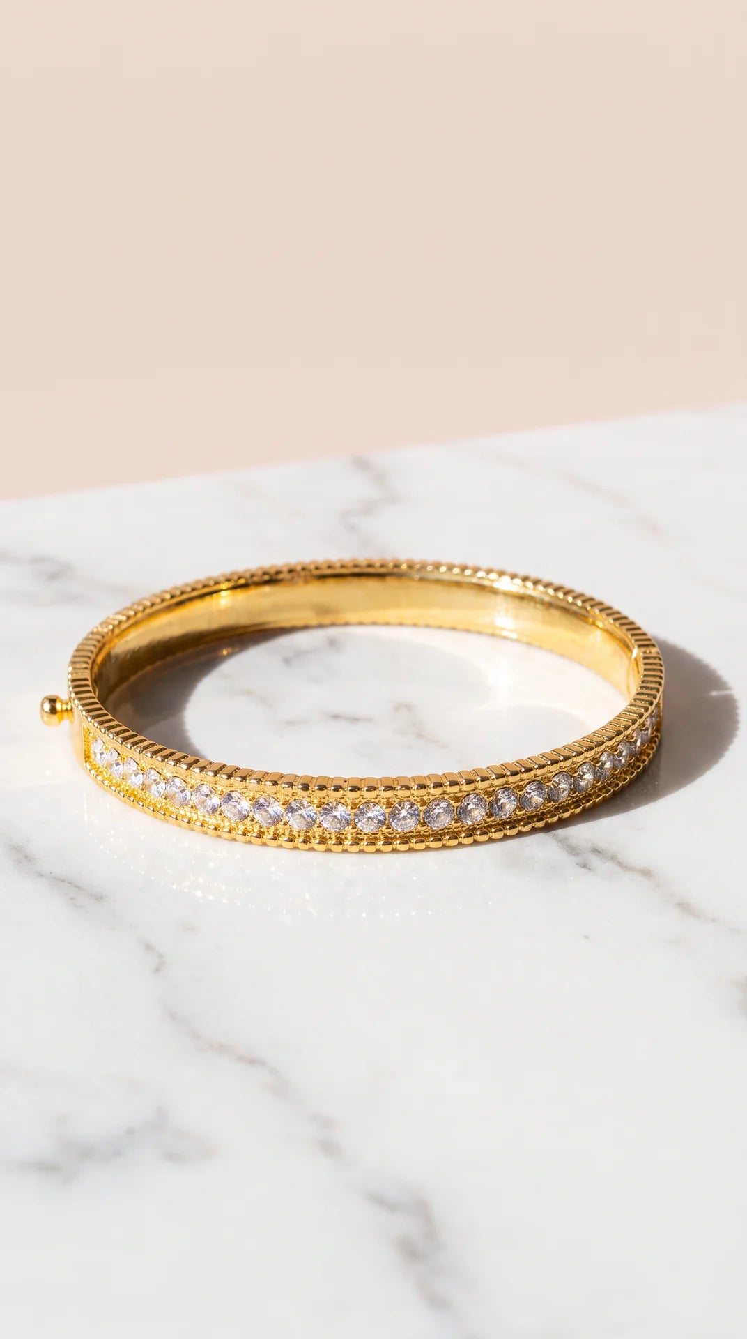Crystal Tennis Style Bangle