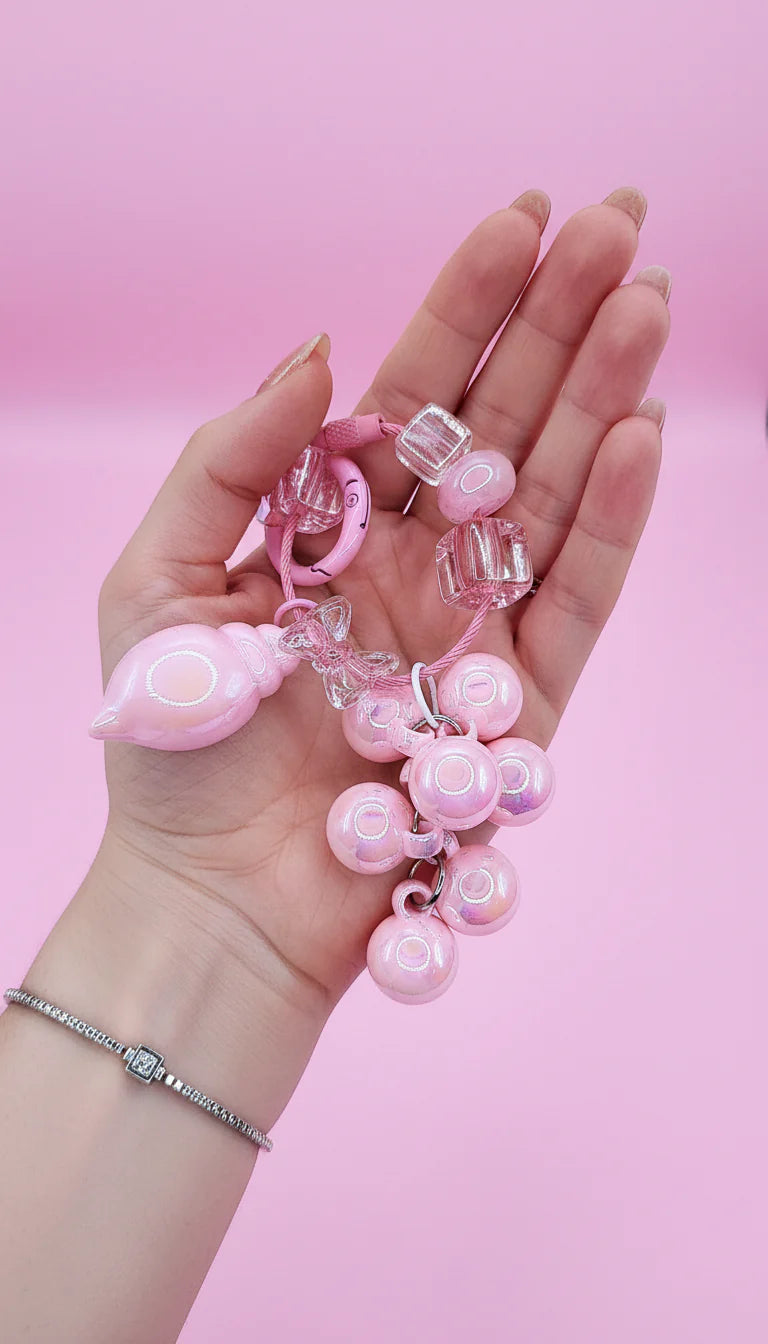 Shell Bubble Keyring, Phone Charm & Bag Accessory