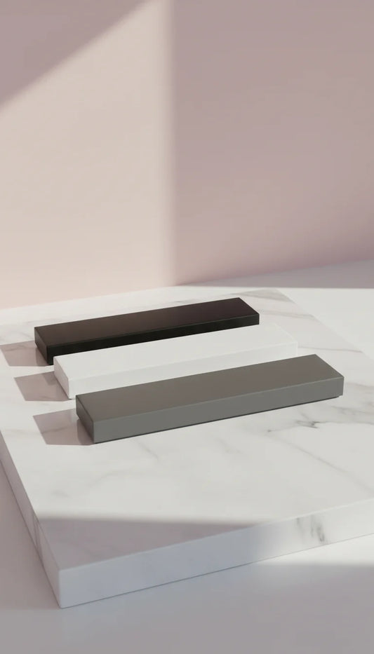 Pack of 12 Three Colour Oblong Bracelet & Necklace Jewellery Gift Box Packaging