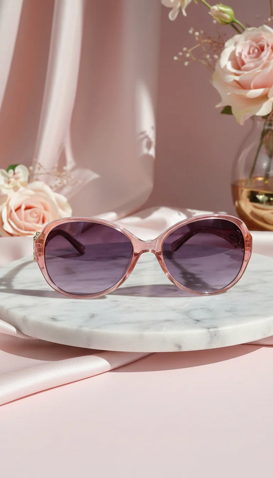 Oval Frame Acrylic Sunglasses Box of 12