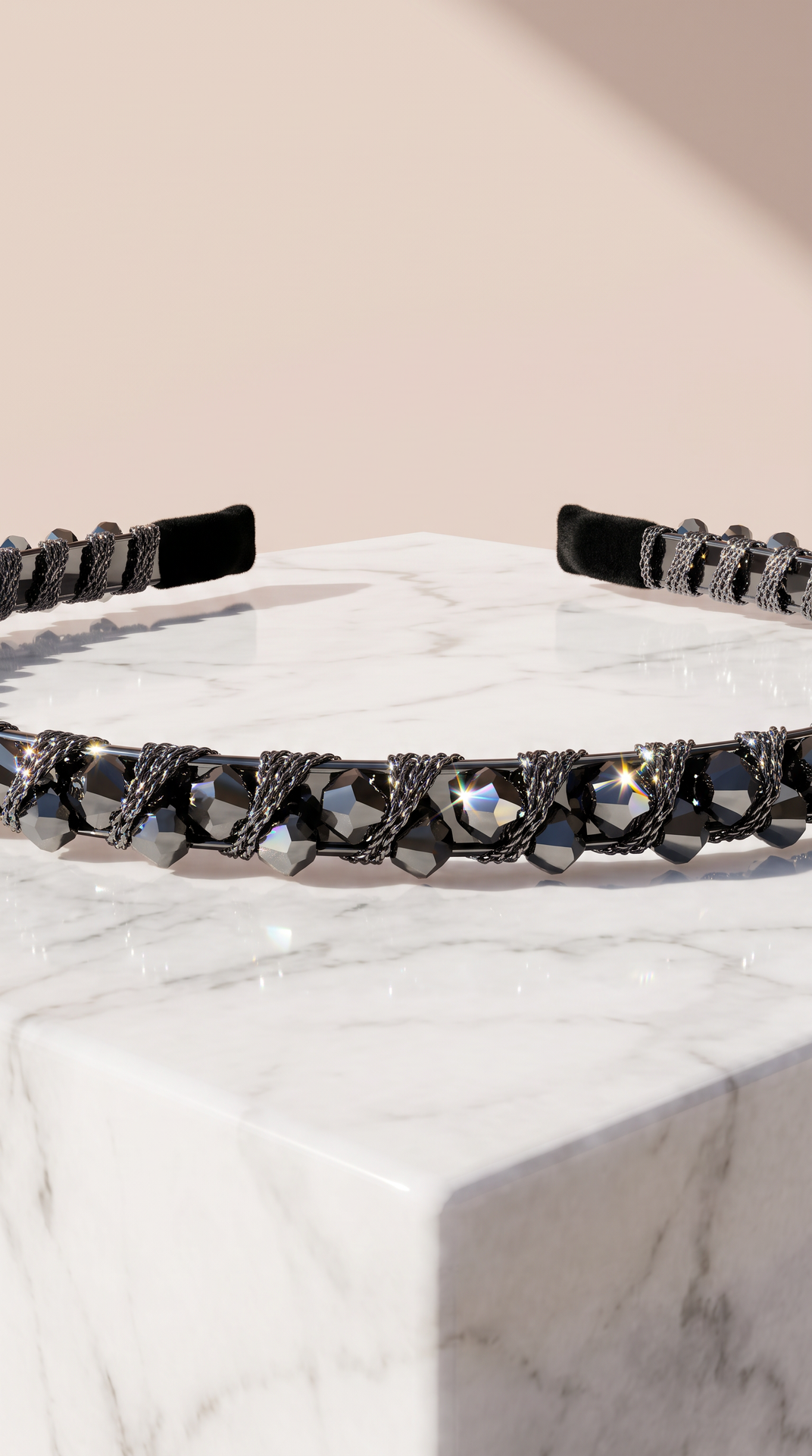 Braided Crystal Headband
