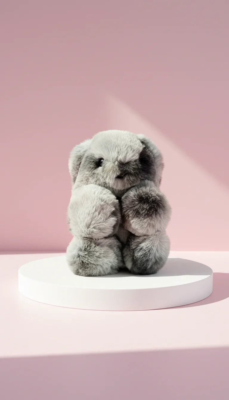 Plush Faux Fur Teddy Bear Backpack Bag