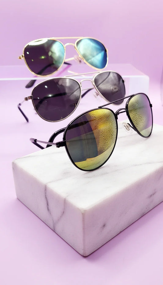 Children's Aviator Sunglasses Box of 20