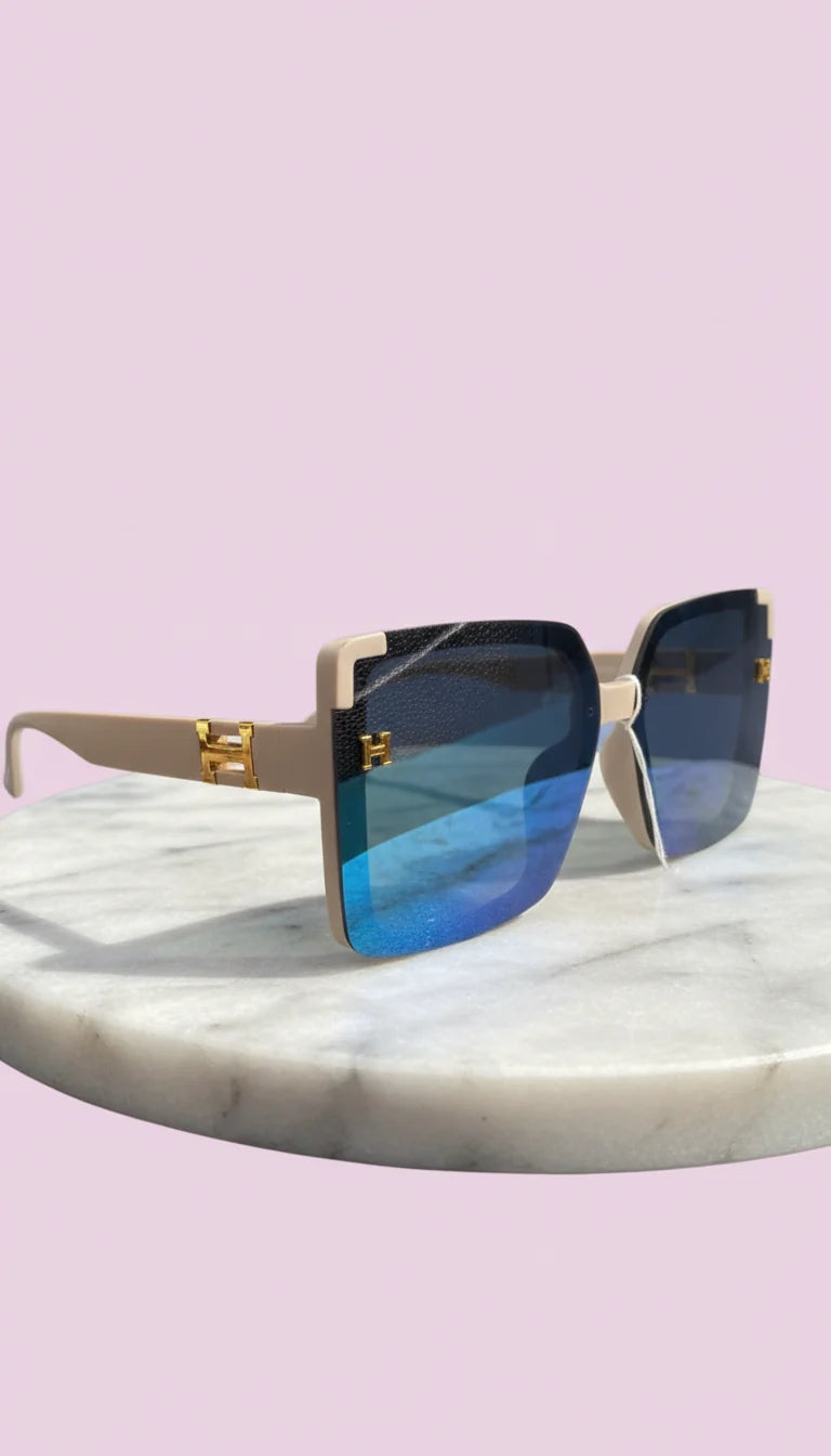 Oversized H Frame Sunglasses Box of 12