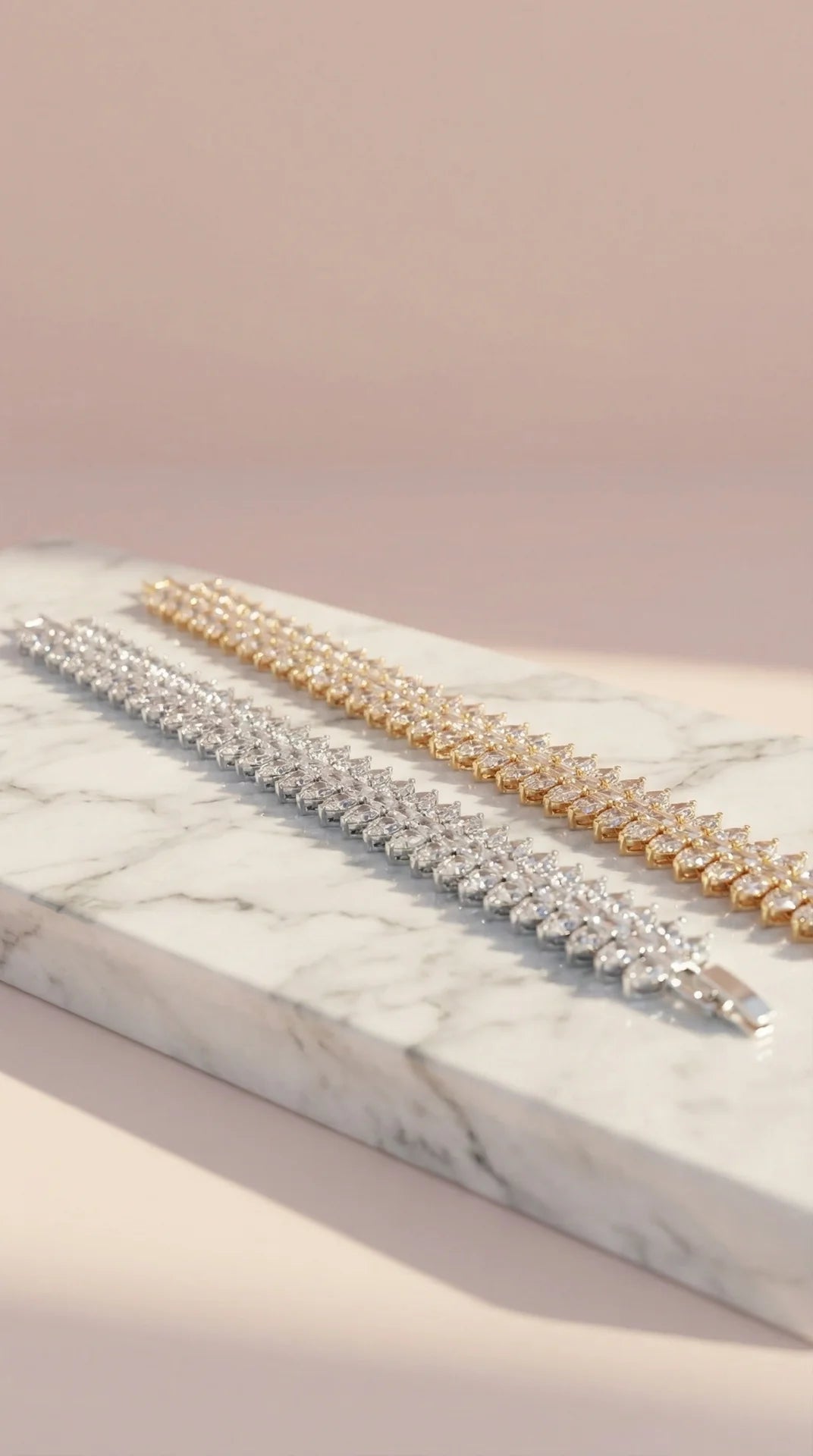 Halo Tennis Crystal Bracelet