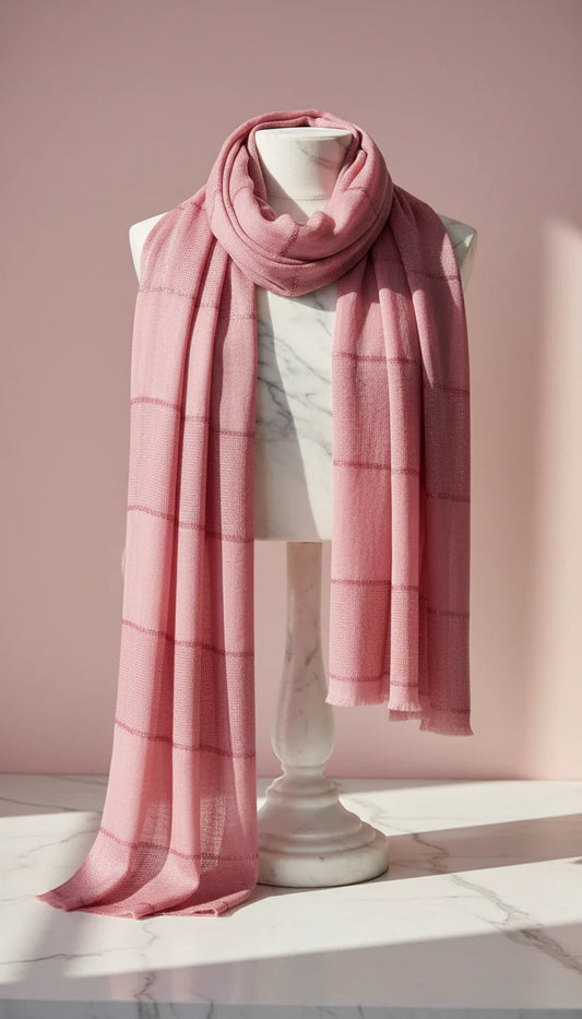 Striped Glitter Scarf Pack of 12