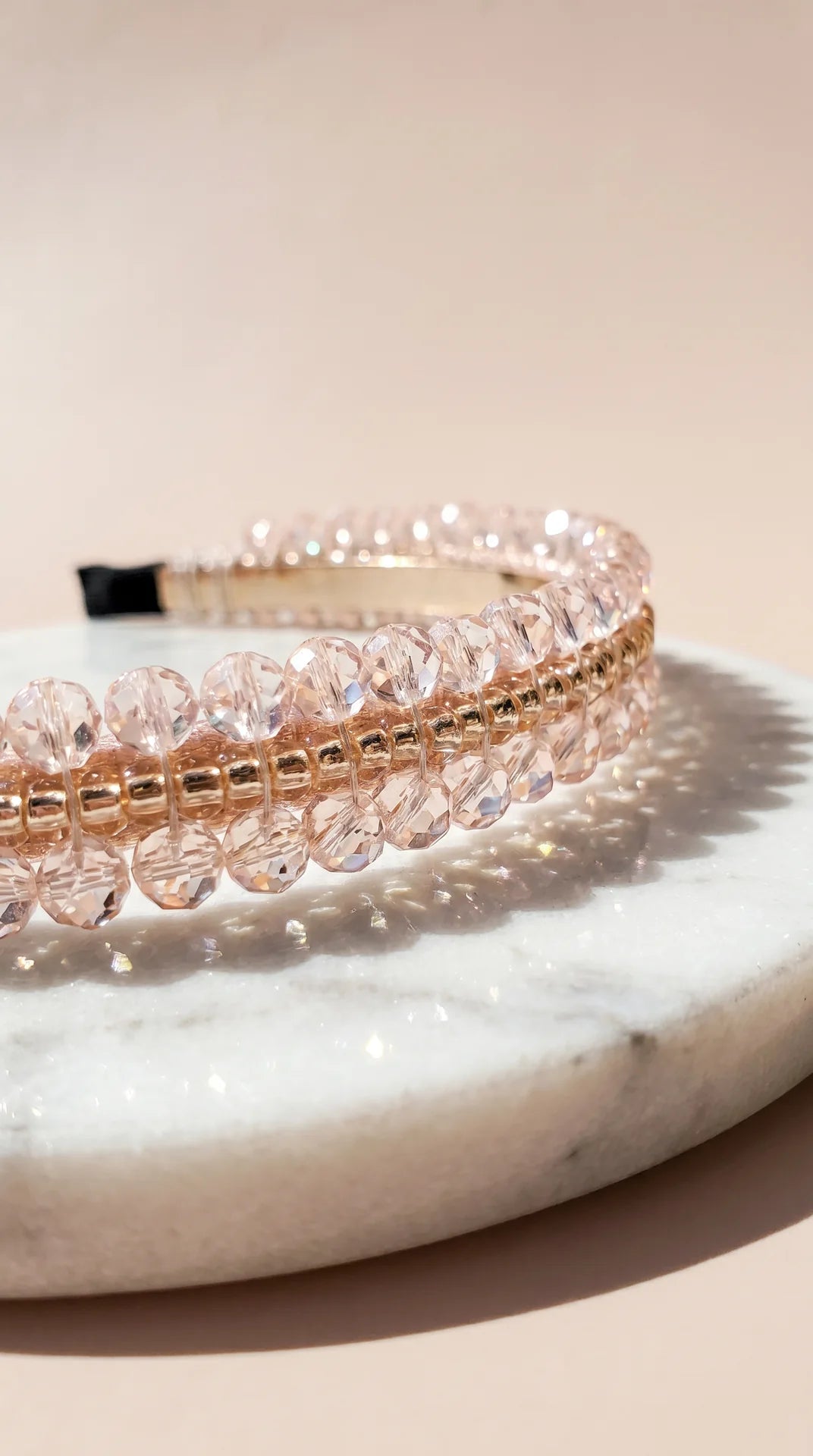 Women’s Crystal Beaded Statement Headband & Hair Band