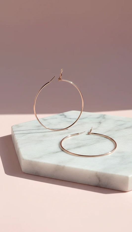Medium Classic Hoop Earrings