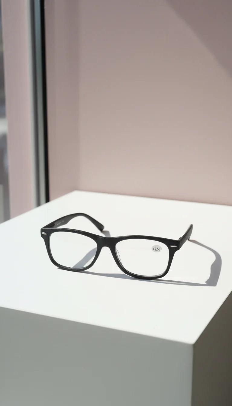 Matte Acrylic Rectangular Frame Reading Glasses