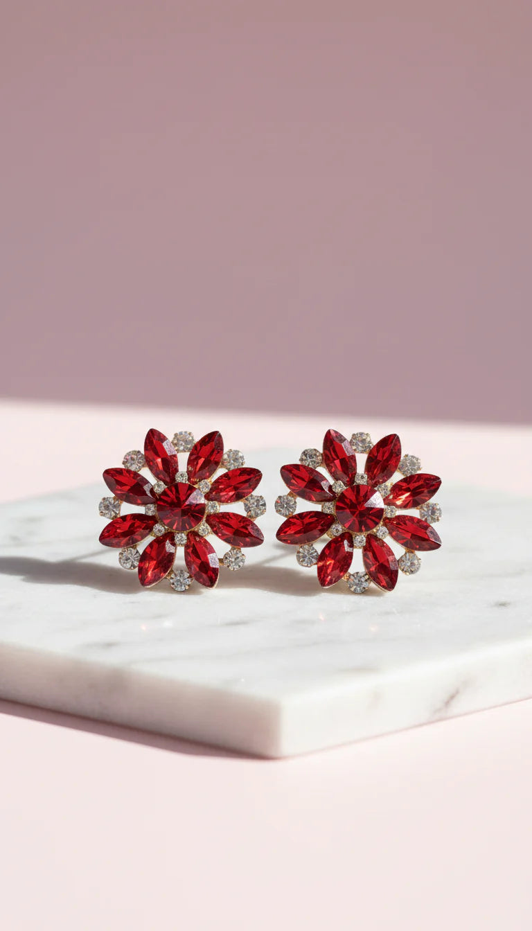 Sparkly Crystal Stud Earrings