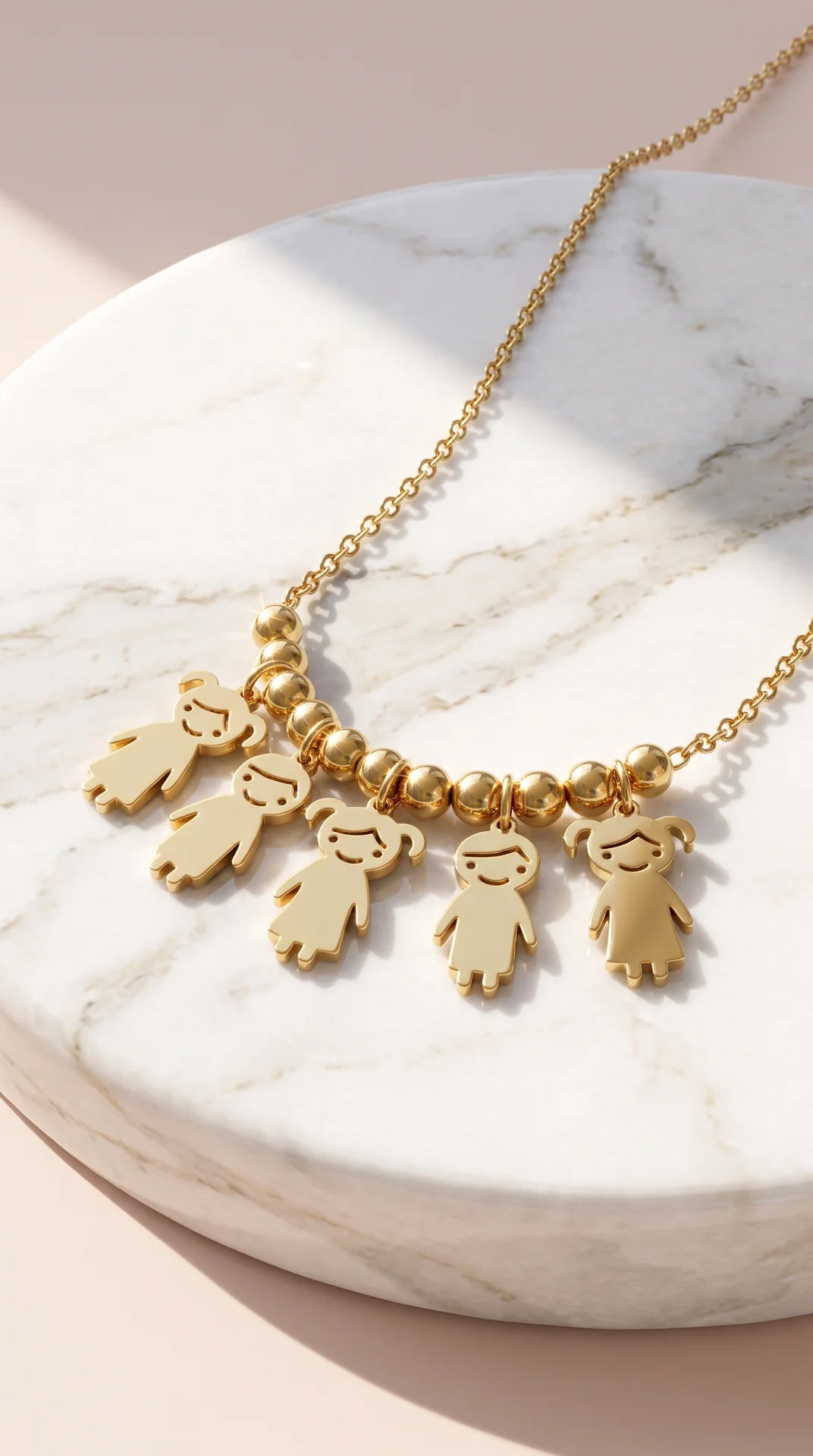 Boy & Girl Kids Charm Pendant Necklace