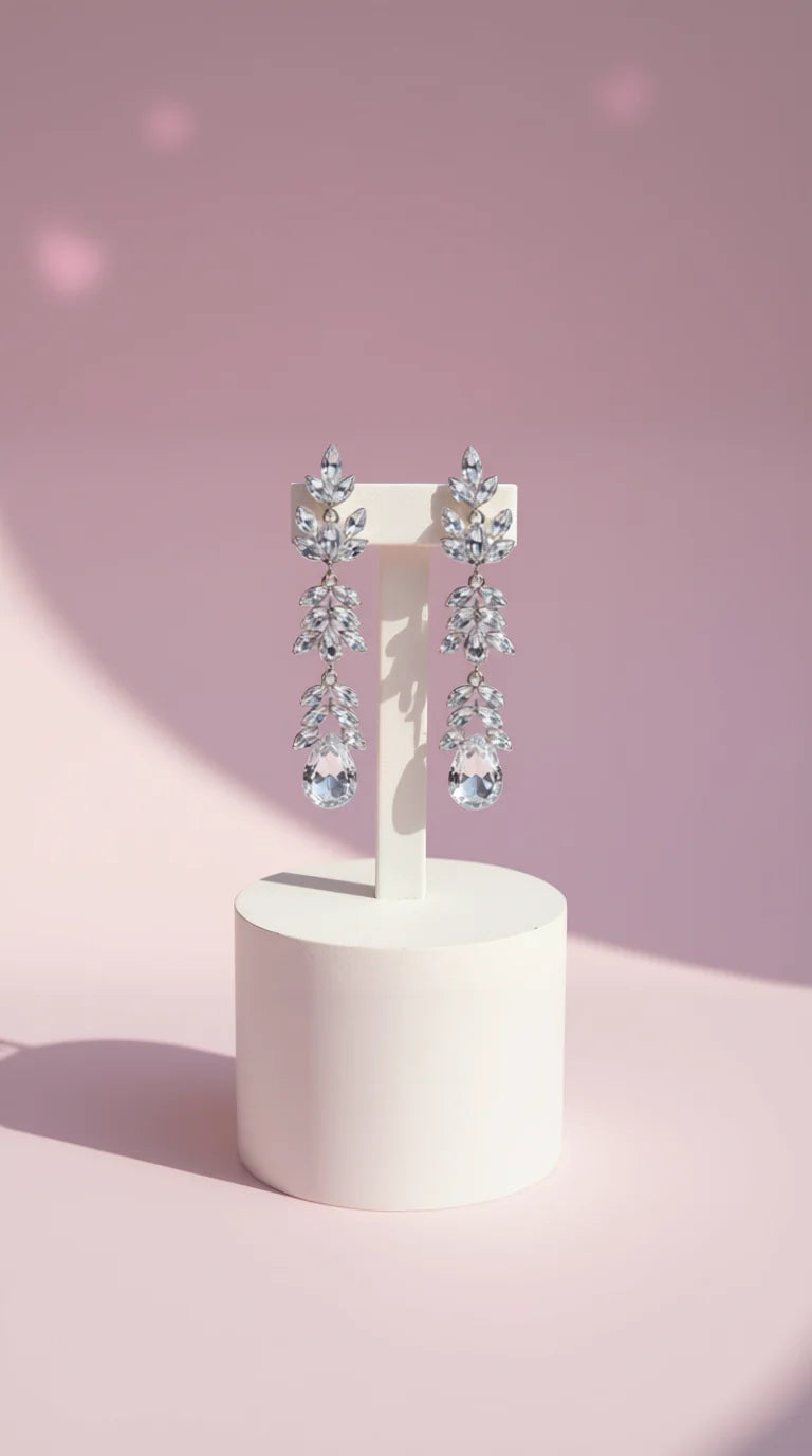 Layered Crystal Drop & Dangle Earrings